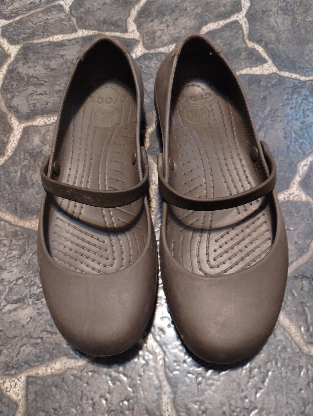 CROCS Alice Mary Jane work shoeswomen's size 9 brown